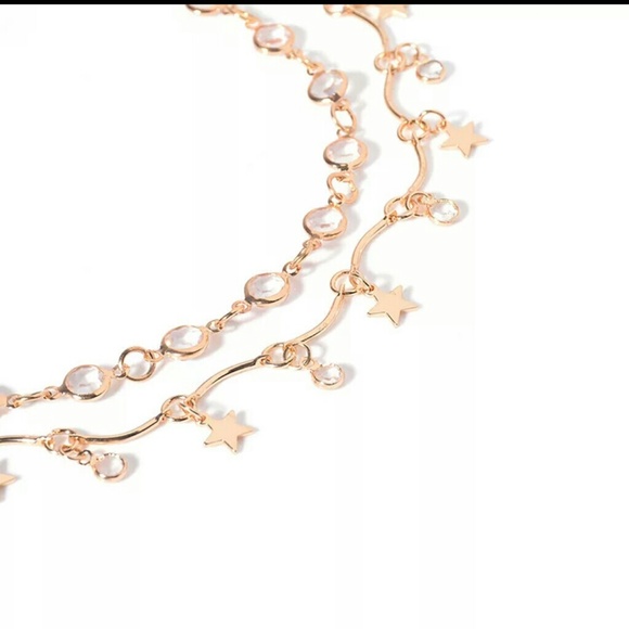 Crystal Star Charms Choker Set - Picture 3 of 4